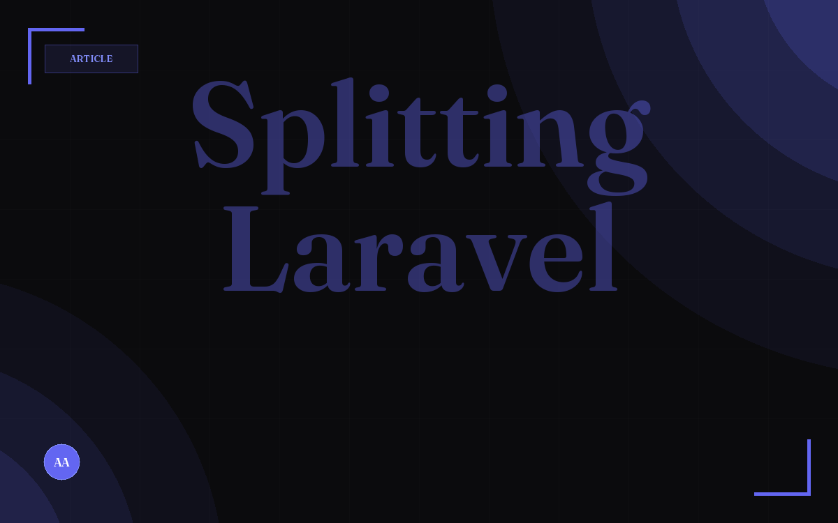 Splitting Laravel into Three Vite Bundles for Smaller Pages