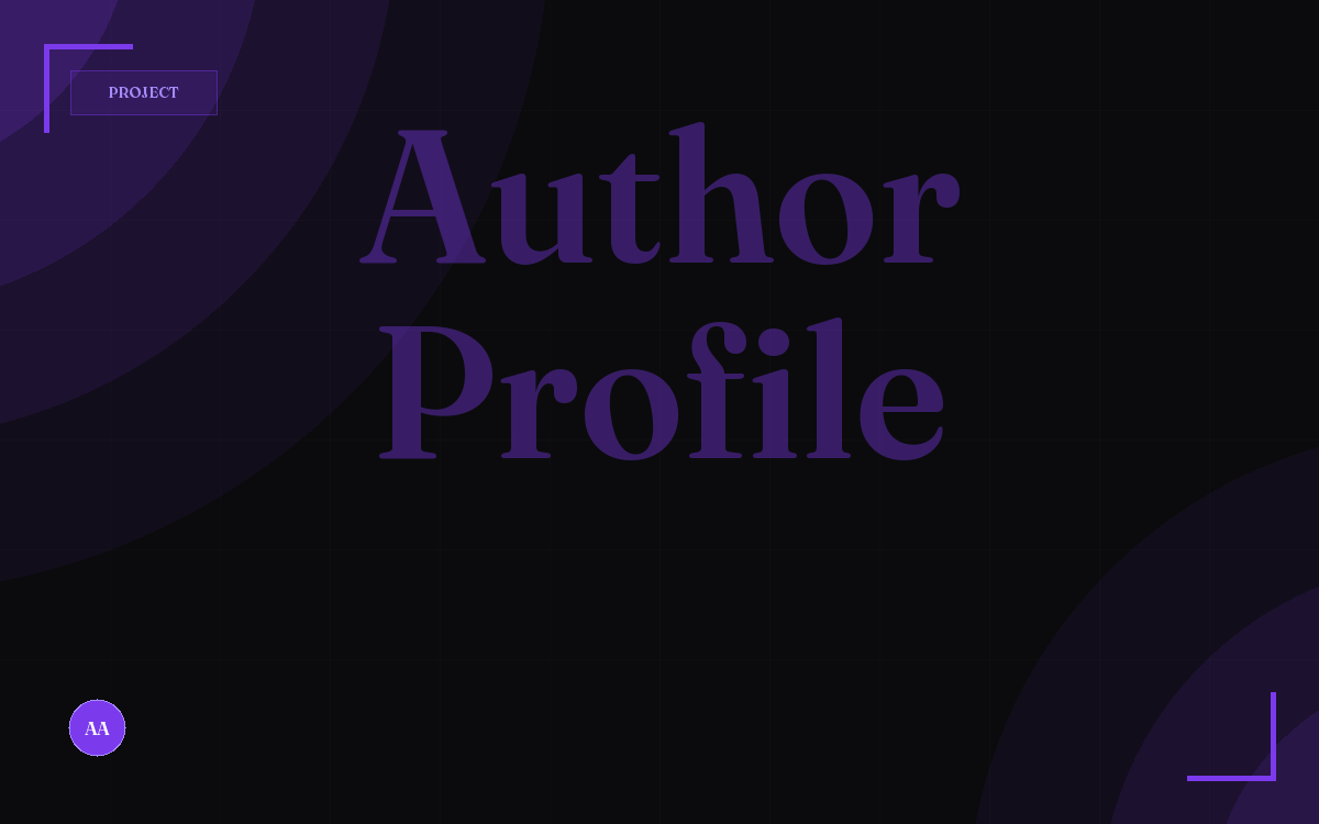 Author Profile Blocks