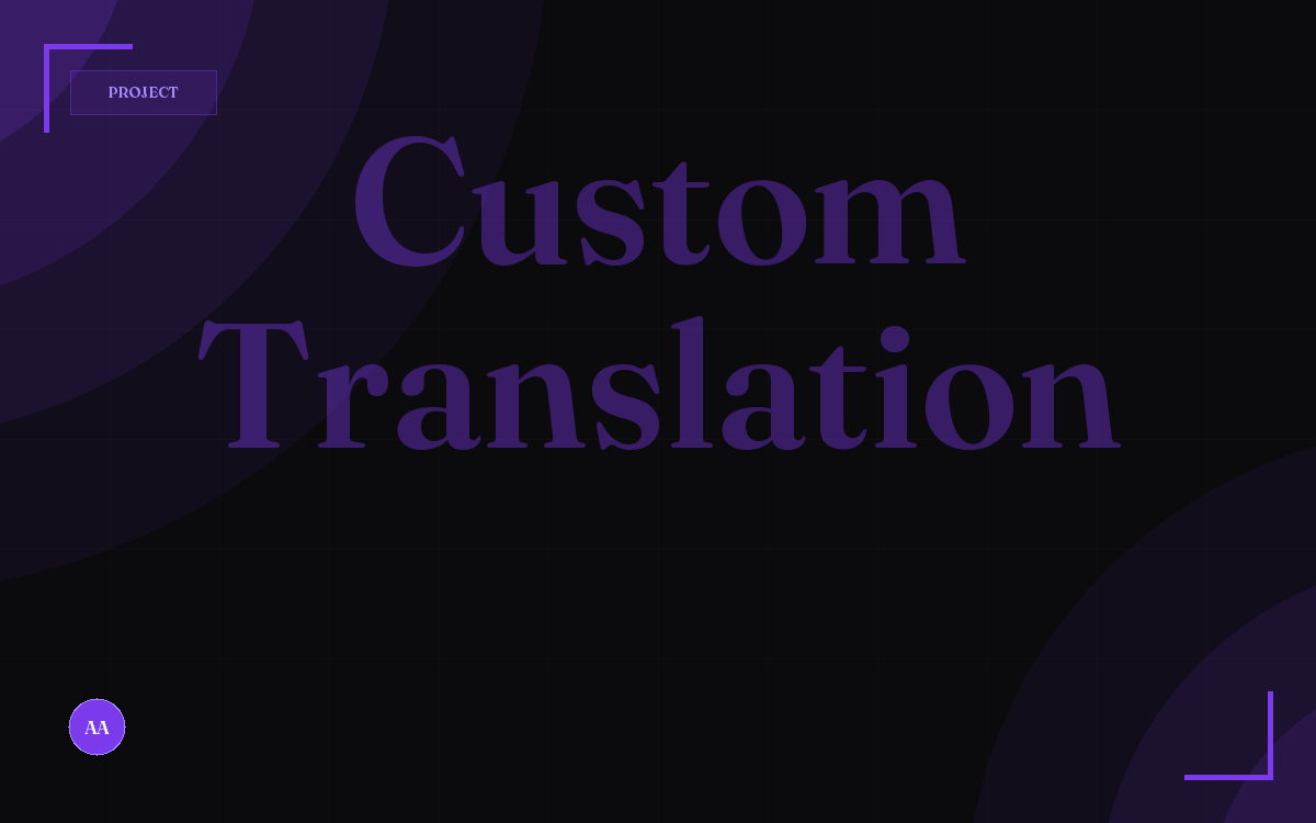 Custom Translation API for WordPress