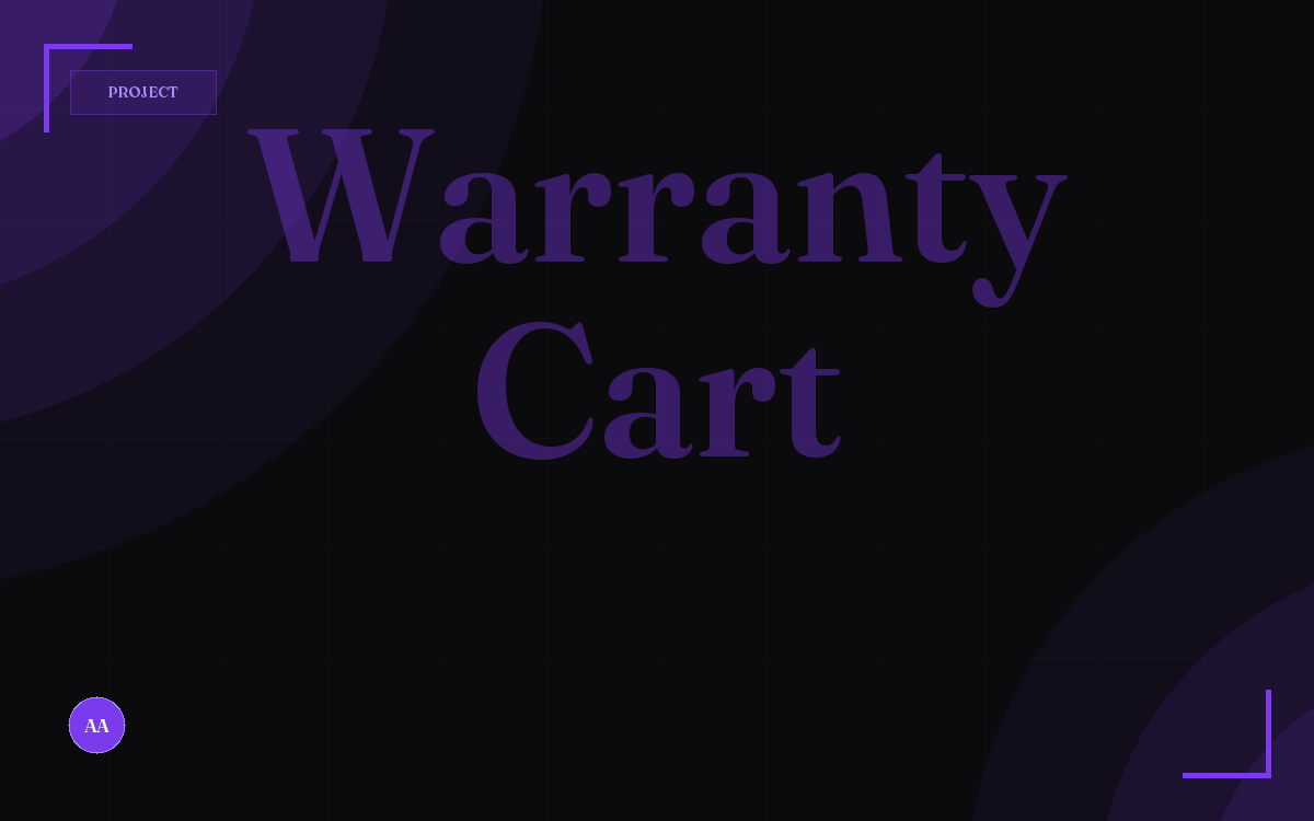Warranty Cart